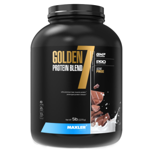 MAXLER, Golden 7 protein Blend, 2270 г (49 порций)