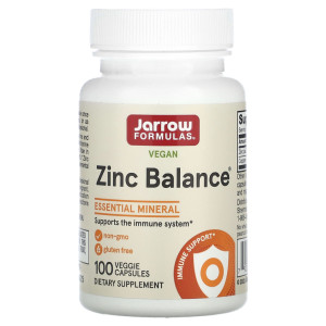 Jarrow, Zinc Balance, 100 капс (100 порций)