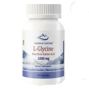 Norway Nature, L-Glycine 1000 мг, 90 капс (45 порций)