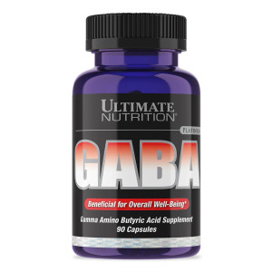 Ultimate Nutrition, GABA 750 мг, 90 капс (45 порций)