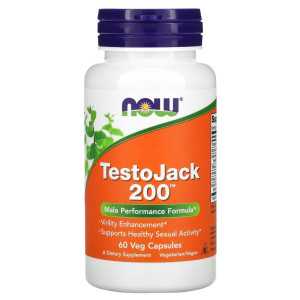 NOW, Testo Jack 200, 60 капс (30 порций)