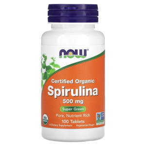 NOW, Spirulina 500 мг