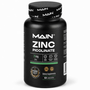 MAIN, Zinc Picolinate, 60 капс (60 порций)