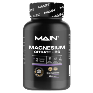 MAIN, Magnesium & B6, 120 капс (60 порций)