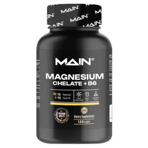 MAIN, Magnesium Chelated + B6, 120 капс (120 порций)