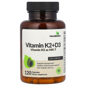 Futurebiotics, D3 5000+K2, 120 капс