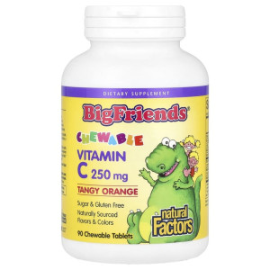 Natural Factor, Kids BFriends Vitamin C, 90 жев табл