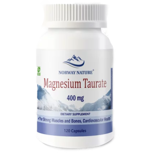 Norway Nature, Magnesium Taurate 400 мг, 120 капс (30 порций)