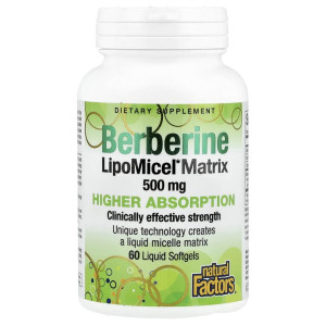 Natural Factor, Liposomal Berberine, 60 капс
