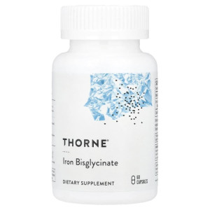 Thorne, Iron Bisglycinate, 60 капс