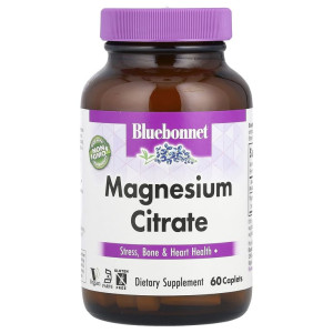 Bluebonnet, Magnesium Citrate, 60 капс